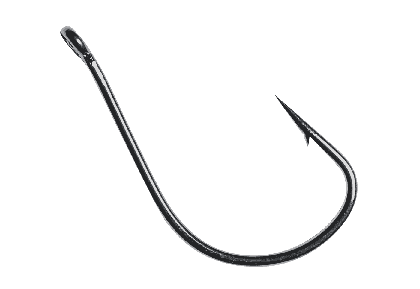 Owner Mosquito Bass Hook #2 Forged Shank Light Wire Black Chrome 51/Pk 5377-091 